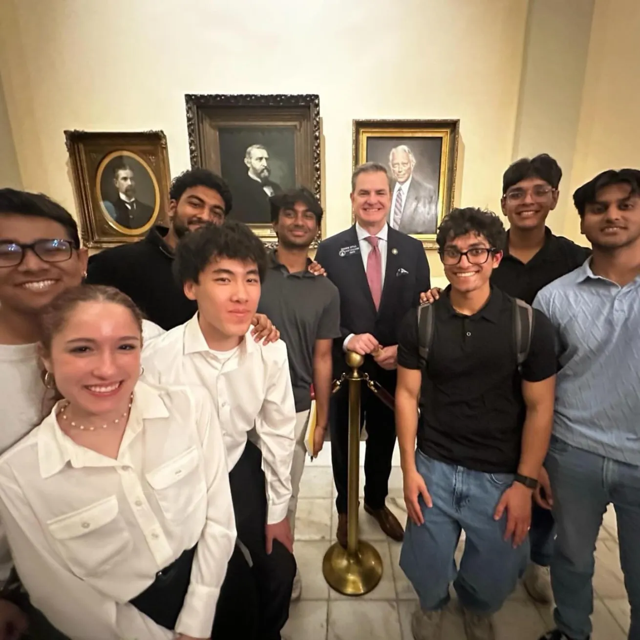 Vivan lobbying at the Georgia State Capitol with Central Outreach & Advocacy Center